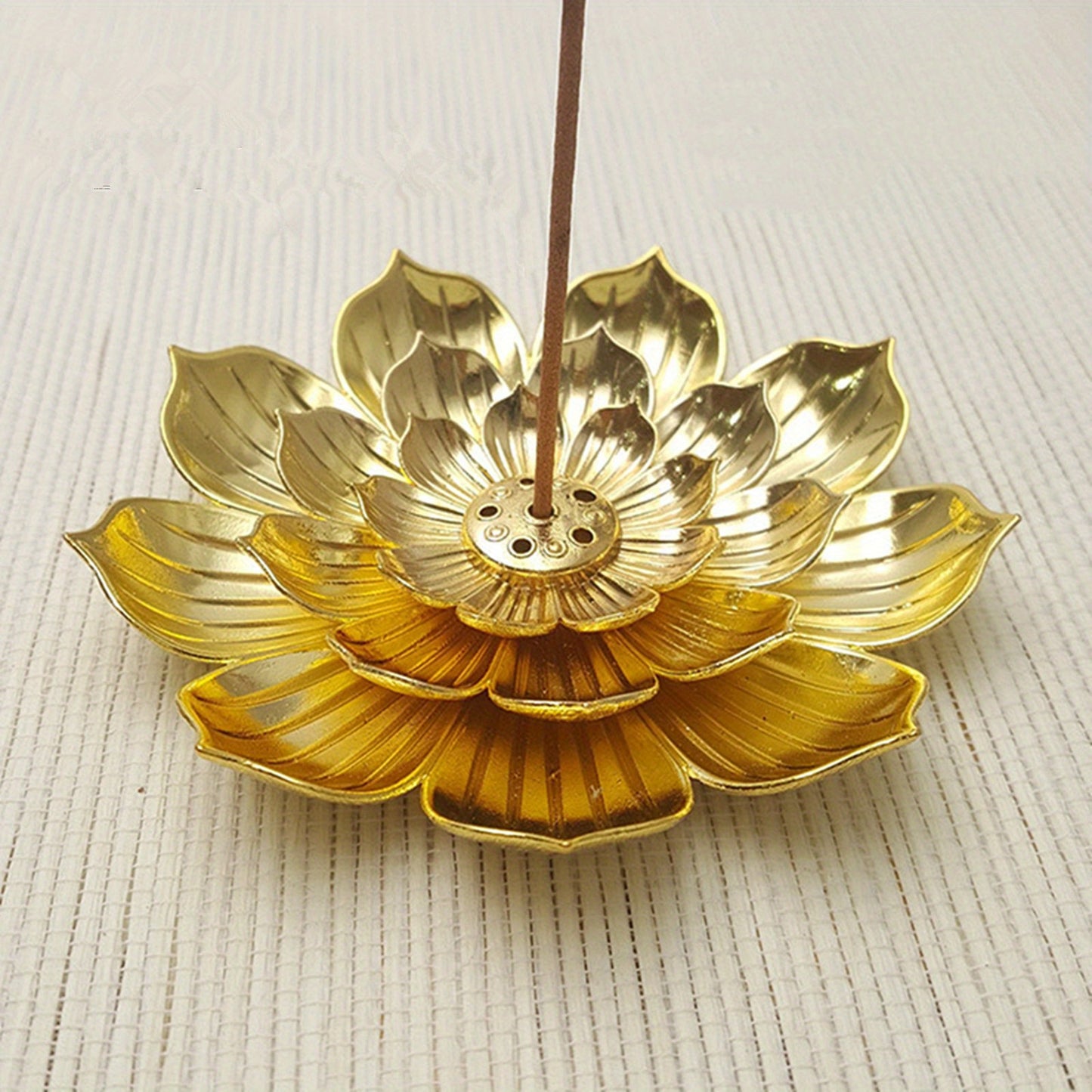 Brûleur d’Encens Lotus avec Récupérateur de Cendres – Accessoire Parfumé pour Maison et Bureau