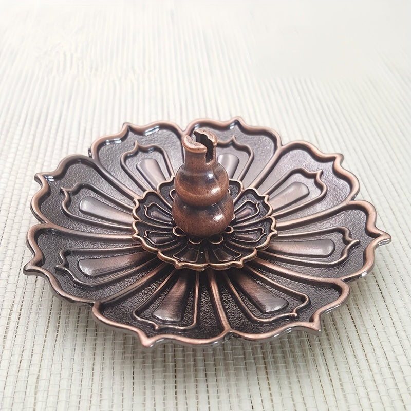 Brûleur d’Encens Lotus avec Récupérateur de Cendres – Accessoire Parfumé pour Maison et Bureau