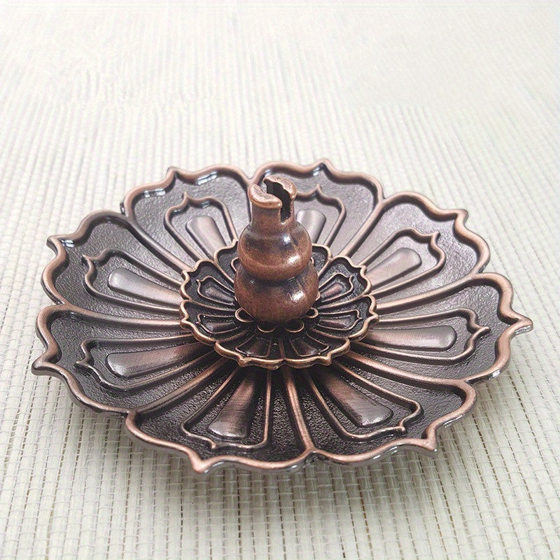 Brûleur d’Encens Lotus avec Récupérateur de Cendres – Accessoire Parfumé pour Maison et Bureau